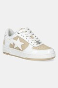 A Bathing Ape sneakersy skórzane BAPE STA #6 L damskie kolor beżowy 1K80291306