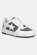 A Bathing Ape sneakersy skórzane BAPE STA #6 L damskie kolor zielony 1K80291306
