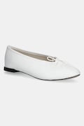 Marine Serre ballerine in pelle Lilouh Soft Nappa MS x Repetto colore bianco WFW053A.RLEA0032