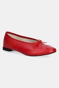 Marine Serre ballerine in pelle Lilouh Soft Nappa MS x Repetto colore rosso WFW053A.RLEA0032