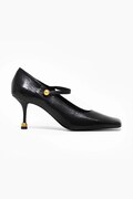 Vanda Novak stilettos de piele Adela culoarea negru