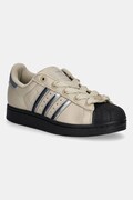 Кожени маратонки adidas Originals Superstar II W в бежово JR4234