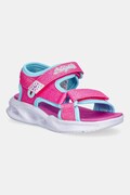 Skechers sandały dziecięce SOLA GLOW SANDAL różowe 303024L