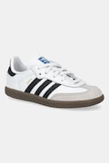 adidas Originals sneakers din piele SAMBA OG culoarea alb, IE3679