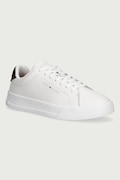 Tommy Hilfiger TH COURT LTH DETAIL ESS sneakersy męskie skórzane białe FM0FM05367