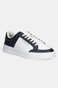 Tommy Hilfiger sneakers TH COURT MIX LTH culoarea albastru marin, FM0FM05489