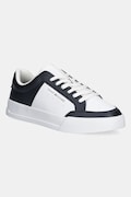 Tommy Hilfiger sneakers TH COURT MIX LTH culoarea albastru marin, FM0FM05489