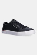 Tommy Hilfiger sneakers in pelle CORE CORPORATE VULC LEATHER colore blu navy FM0FM05399
