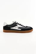 Karl Lagerfeld sneakers din piele KANDIDATE barbati, culoarea negru, KL53855