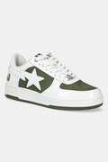 Kožené tenisky A Bathing Ape BAPE STA #6 M2 pánske, zelená farba, 1K80191306