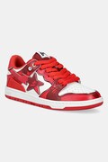 A Bathing Ape sneakers BAPE SK8 STA #1 M2 men's red color 1K80191310