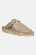 Fracap ciabatte slide in camoscio Mules colore beige S100
