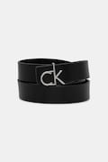 Шкіряний ремінь Calvin Klein жіночий колір чорний K60K613074