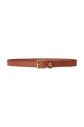 Lauren Ralph Lauren pásek dámský kožený hnědý 412968763