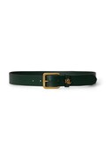 Lauren Ralph Lauren pasek damski skórzany zielony 412968765