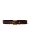 Lauren Ralph Lauren pasek damski skórzany brązowy 412968765