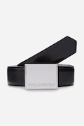 Шкіряний ремінь Karl Lagerfeld жіночий колір чорний A2W33051