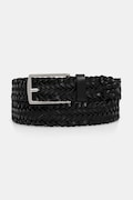 Kožený pásek Calvin Klein pánský, černá barva, K50K512655