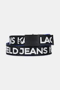 Karl Lagerfeld Jeans pasek dwustronny kolor czarny A1M33131