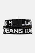 Karl Lagerfeld Jeans pasek dwustronny czarny A1M33131