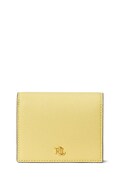 Lauren Ralph Lauren portfel damski skórzany żółty 432962112