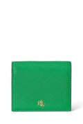 Lauren Ralph Lauren portfel skórzany damski kolor zielony 432962112