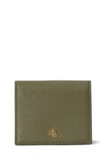 Lauren Ralph Lauren portfel damski skórzany zielony 432962112