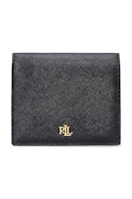 Lauren Ralph Lauren portfel skórzany damski kolor czarny 432962112