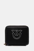 Шкіряний гаманець Pinko жіночий колір чорний 100249 A2AN