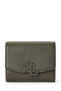 Шкіряний гаманець Lauren Ralph Lauren колір чорний 432966782