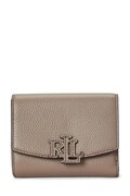 Шкіряний гаманець Lauren Ralph Lauren колір чорний 432966782