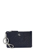 Kožená peňaženka Lauren Ralph Lauren čierna farba, 432966789