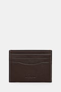 Puzdro na karty Coach hnedá farba, CZ000