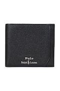 Polo Ralph Lauren portofel de piele bărbați, culoarea negru, 405963224