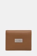 Kožená peněženka MM6 Maison Margiela hnědá barva, SA5UI0015.P7258