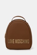 Ruksak Love Moschino za žene, boja: smeđa, mali, s aplikacijom, JC4197PP1