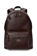 Polo Ralph Lauren plecak skórzany męski kolor brązowy duży gładki 405962456
