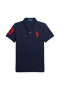 Polo Ralph Lauren gyerek pamut póló sötétkék, nyomott mintás, 323708861113