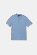 EA7 Emporio Armani polo dziecięce bawełniane niebieskie 7B000022 AF10378