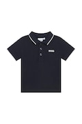 BOSS polo bawełniane niemowlęce kolor granatowy J05P13