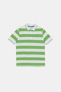 United Colors of Benetton gyerek pamut póló zöld, mintás, 39QAC301T