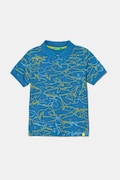 United Colors of Benetton tricouri polo din bumbac pentru copii cu imprimeu, 36Y4G300Y