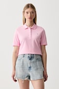 Tommy Hilfiger polo pentru femei, cu bumbac roz WW0WW43224