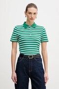 Tommy Hilfiger polo damski kolor zielony WW0WW43225