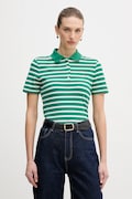 Tommy Hilfiger polo damski kolor zielony WW0WW43225
