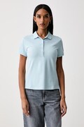 United Colors of Benetton polo majica ženska bombažna z elastanom modra 3TQJD300W