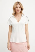 Liu Jo tricou polo culoarea bej, TA5183 J4883