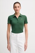 Lacoste polo bawełniane kolor zielony DF5377