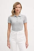 Lacoste polo bawełniane kolor szary DF5377