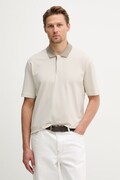 Armani Exchange polo muški od pamuka s elastanom bež XM000736 AF10819